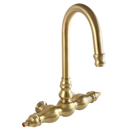 Kingston Brass AET300-7 Tub Faucet Body without Handle, Brushed Brass AET300-7